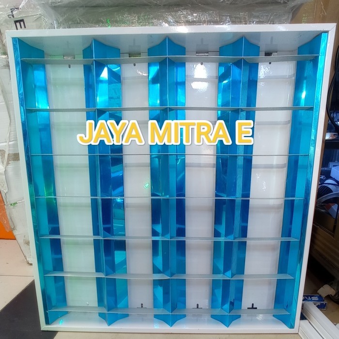 Kap Lampu TL RM 4x18 Rumah Lampu TL LED 60cm