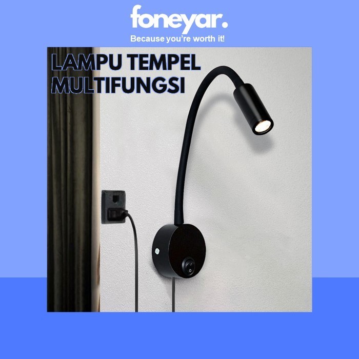 Lampu Flexible / lampu tempel dinding /led baca /lampu baca