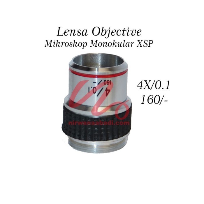 TERBARU - Lensa Objective 4X Mikroskop Monokular