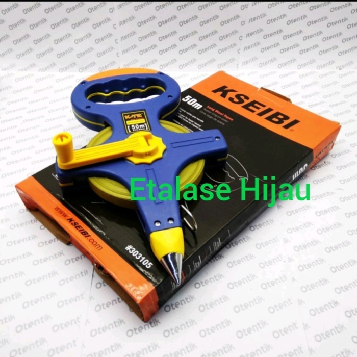 TERBARU - Meteran Roll Plat Besi 30 50 100 Meter Tancap Tanah ORIGINAL Morizt