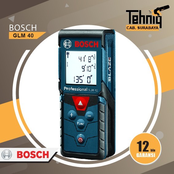 Meteran Laser Digital Bosch GLM 400 Laser Rangefinder 40 Meter
