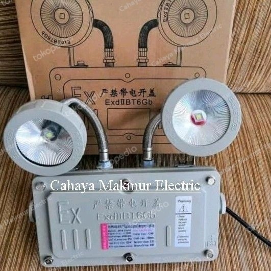 Explosion Proof Lampu Emergency Twin Spot/ Lampu Emergency mata kucing