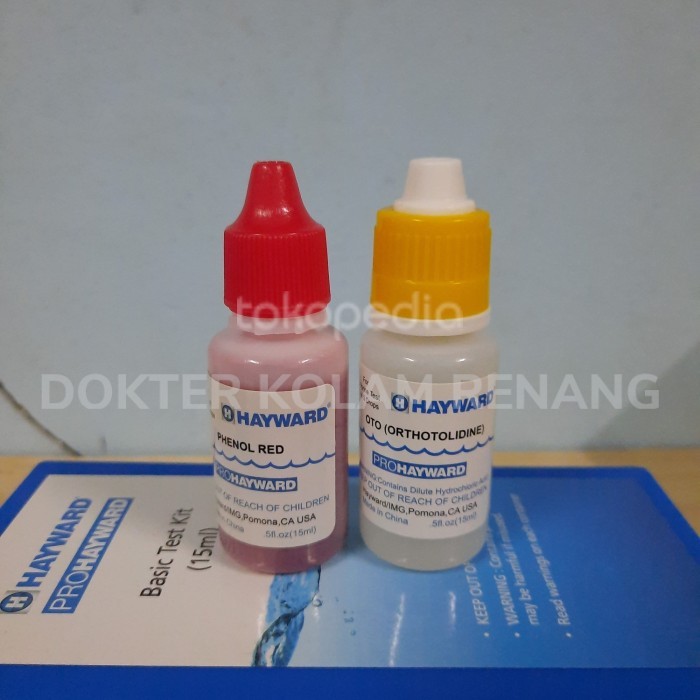 Refill Ph + Chlorine Merk Hayward Test Kit Kolam Renang