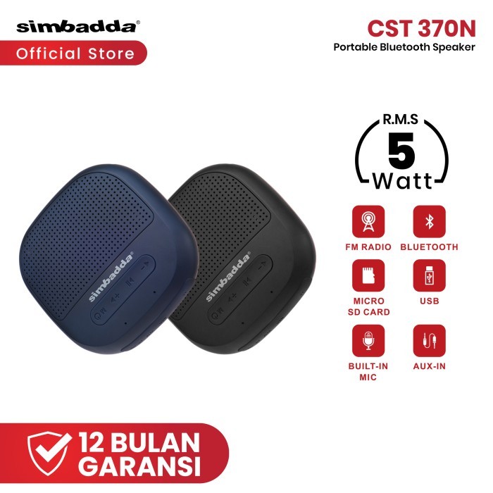 Speaker Bluetooth Simbadda Cst 370N - Mini Portable