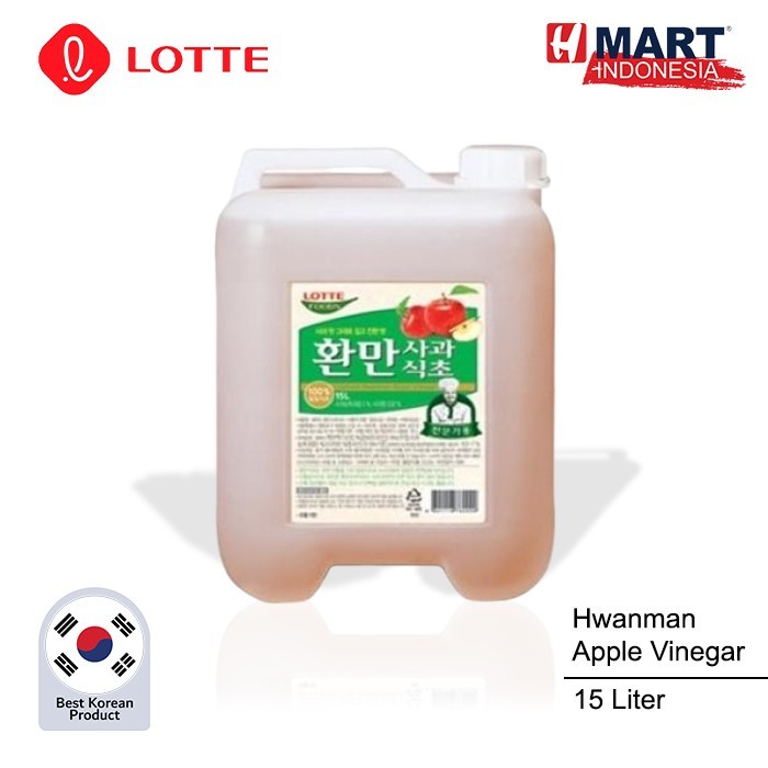 

Lotte Hwanman Apple Vinegar - Bumbu Saus Cuka Apel Korea 15L
