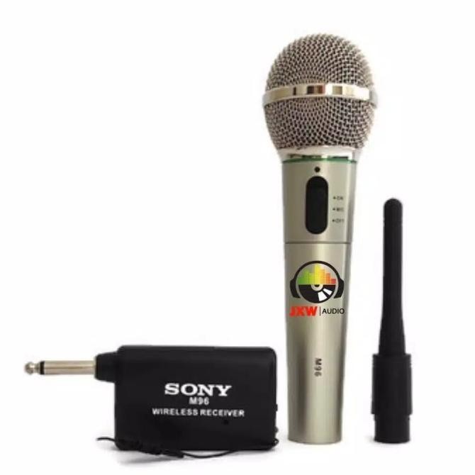 Sony mic M96 Microphone Bisa wireless dan kabel 2IN1