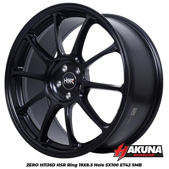 Peleg Desain Baru HSR ZERO R19X8,5 H5X100Untuk Sienta,Celica,BRZ,dll
