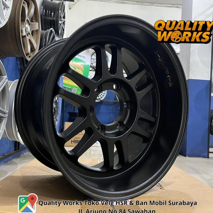 Velg HSR BLY Ring 17 Warna Hitam Peleg Mobil Fortuner,Pajero,Dmux