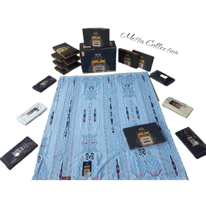 Sarung Atlas Premium Gold 735 Kembang