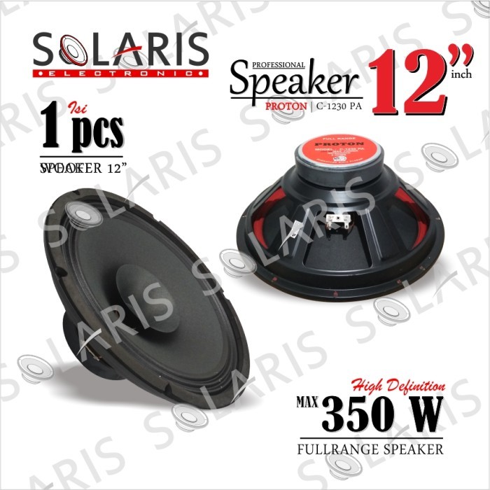 Speaker Full Range 12 Inch 350 Watt Cannon C-1230 Pa