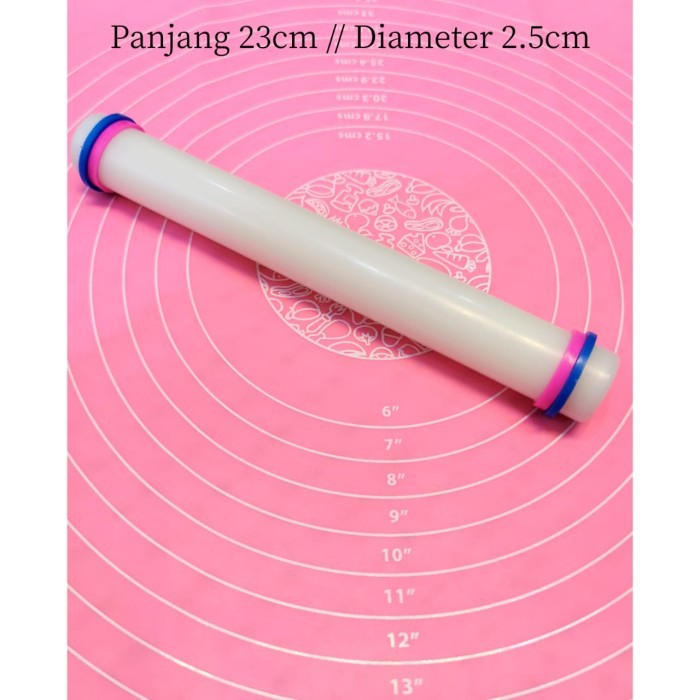 

READY STOCK RESIN ROLLING PIN 23CM / GILINGAN ADONAN KUE ROTI