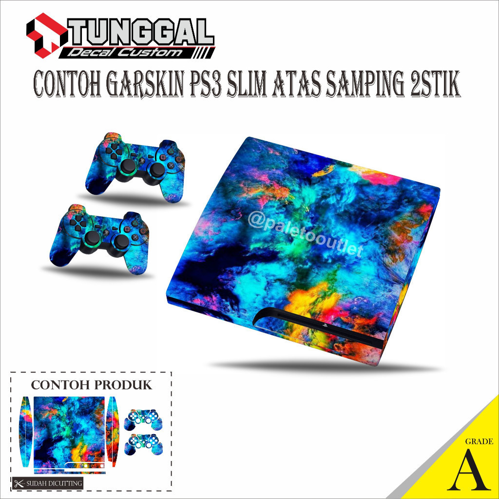 

Terlaris Stiker Ps3 Slim Klub Bola Garskin Custom Case Laminasi Tebal COD