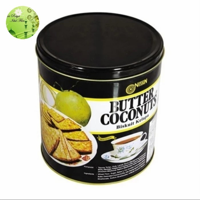 

New! Biskuit Kue Lebaran Nissin Butter Coconut 650gr Kaleng Idul Fitri