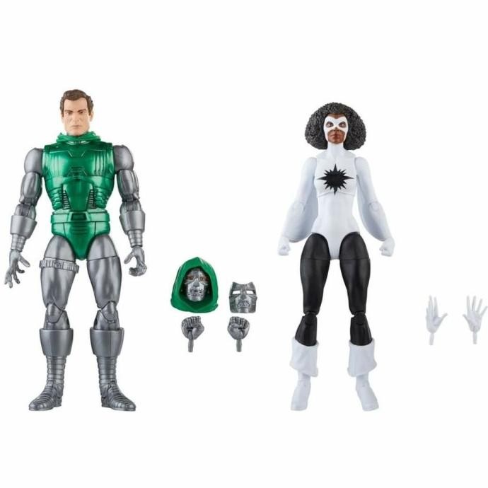 Promo MARVEL LEGENDS 2-PACK CAPTAIN MARVEL & DOCTOR DR DOOM AVENGERS 60TH COD