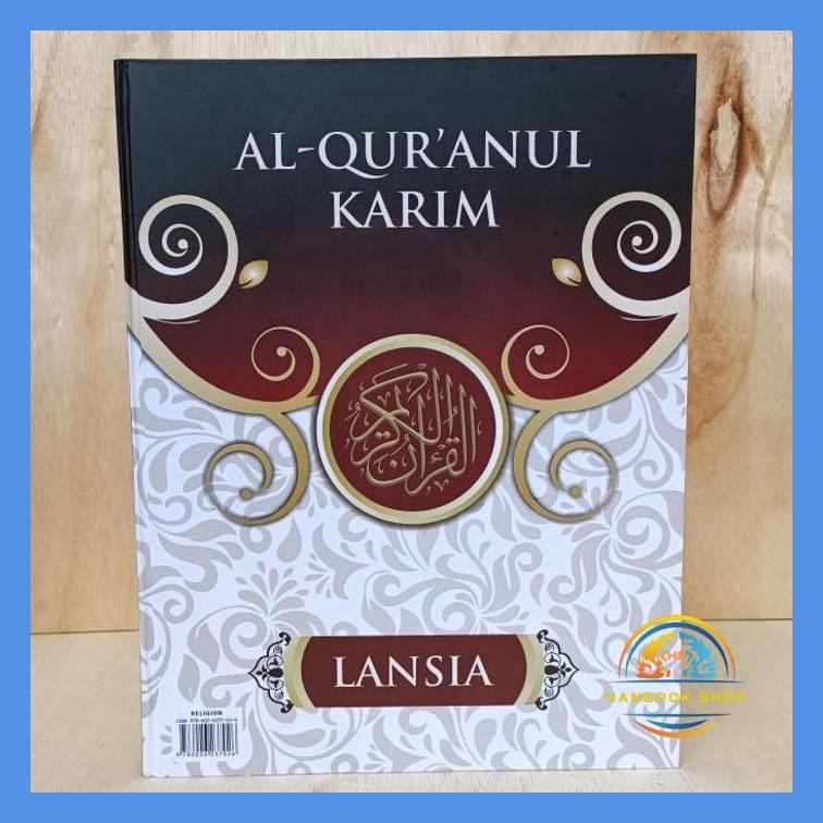ALQURAN UTSMANI NON TERJEMAH LANSIA, ALQURAN MANULA UKURAN BESAR JUMBO