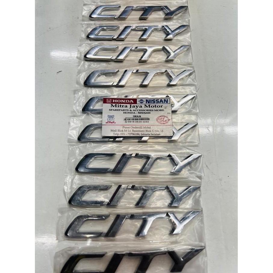Emblem Honda Logo City 2007-2008 Logo Honda City Termurah Baguss