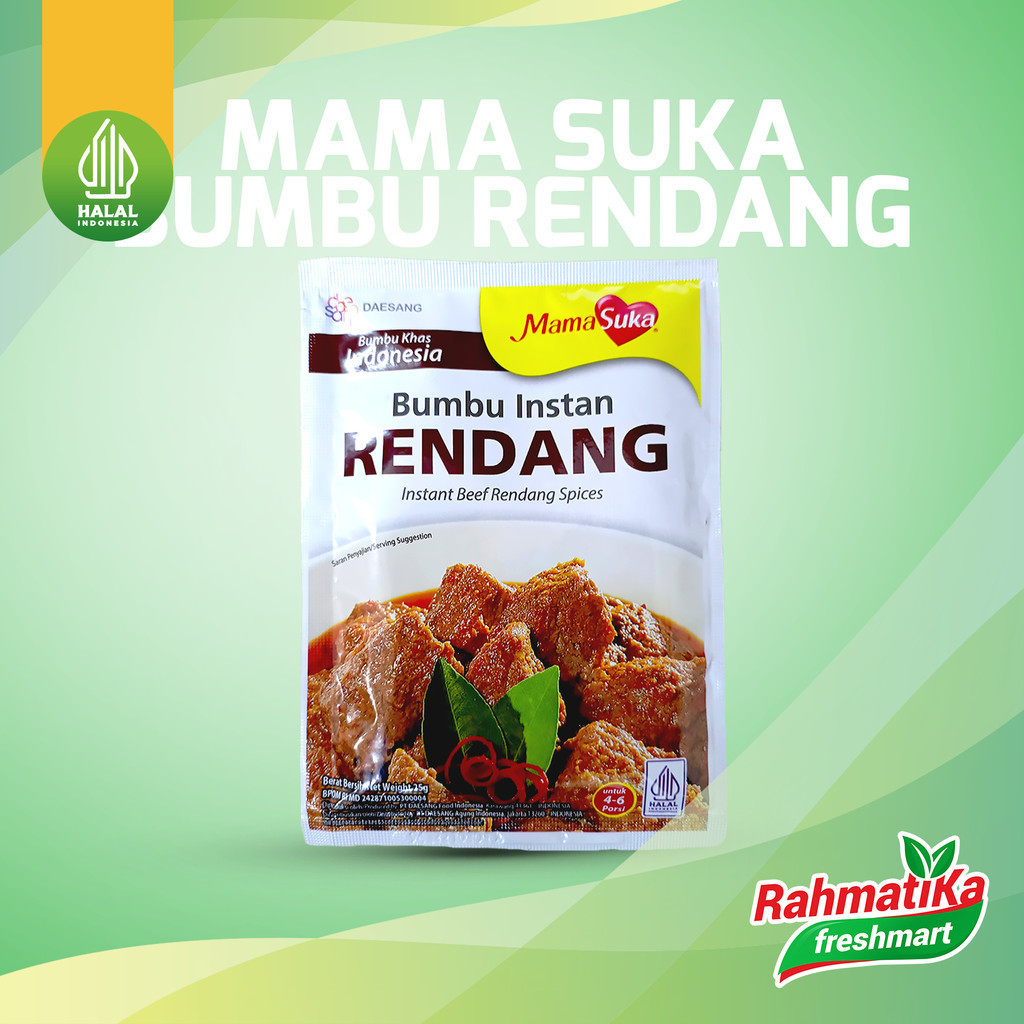 

MamaSuka Bumbu Instan Rendang 25 gr