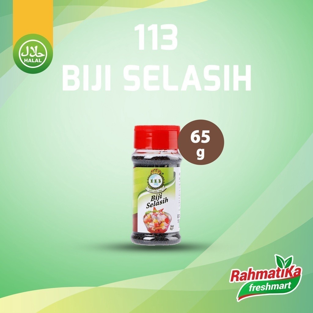 

Djelita 113 Biji Selasih 65 gram (Btl)