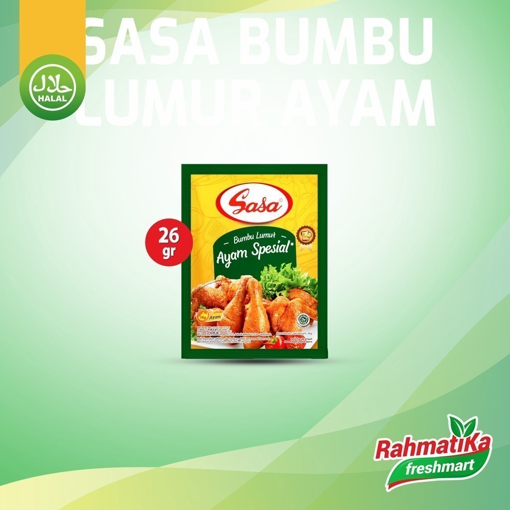 

Sasa Bumbu Lumur Ayam Spesial 26 gram