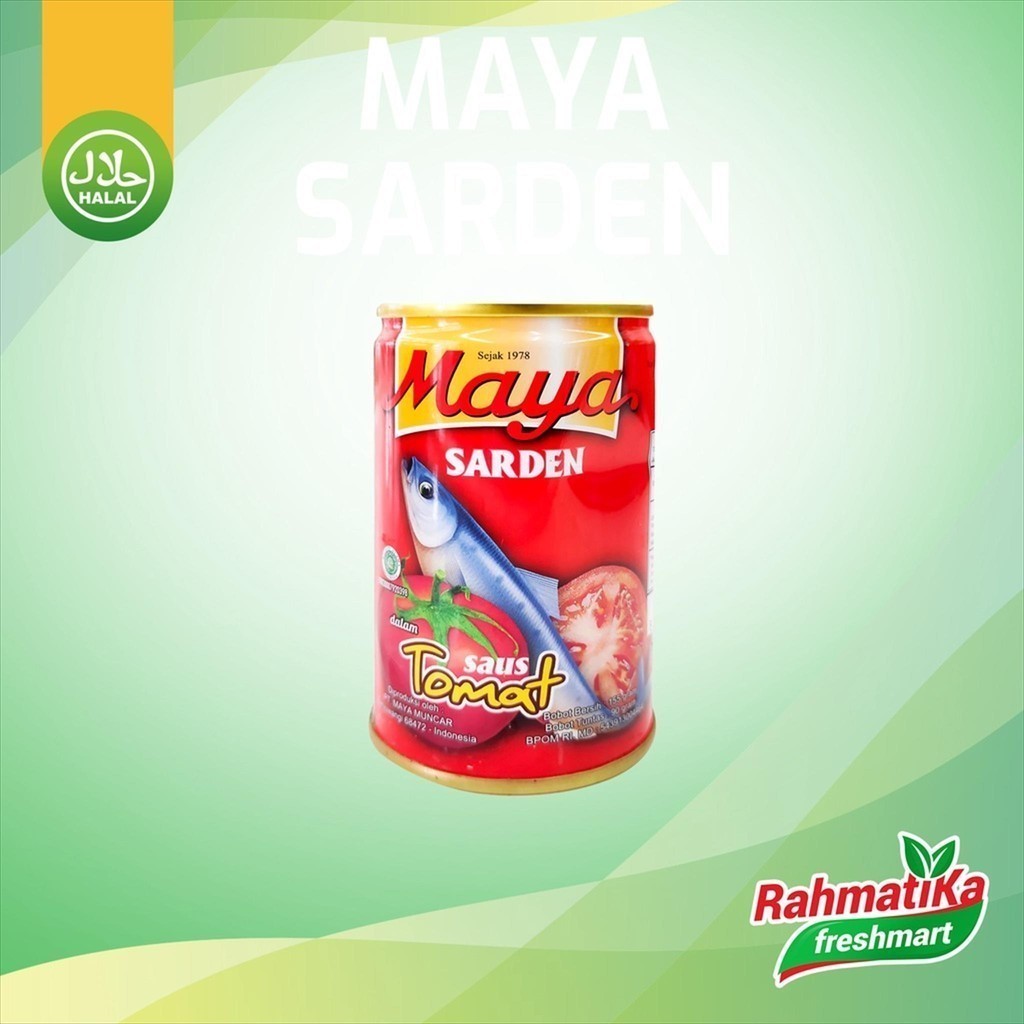 

Maya Sarden Saus Tomat 155 gram