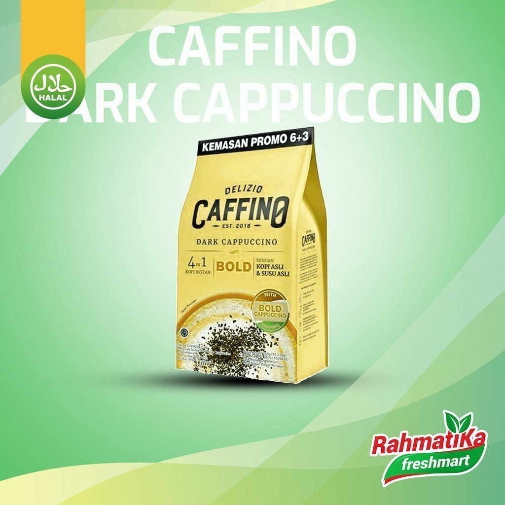 

Caffino 4in1 Kopi Dark Cappuccino Bold (6+3 x 25g)