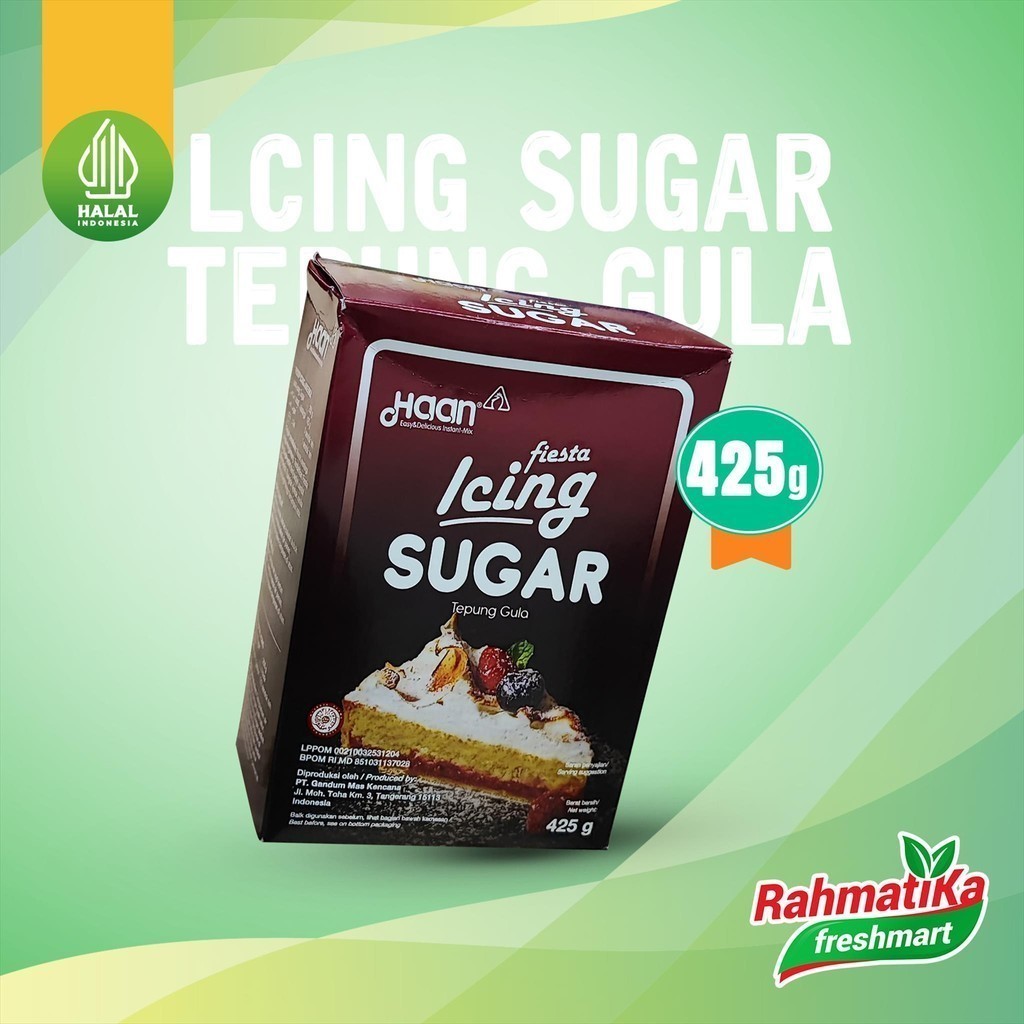 

Haan Fiesta Icing Sugar / Tepung Gula 425 gram