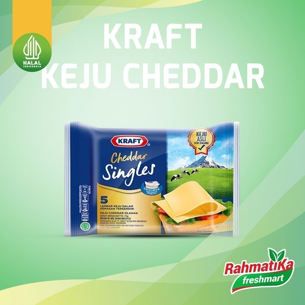 

Kraft Singles / Keju Kraft 5 Slices / Keju 5 Lembaran 83