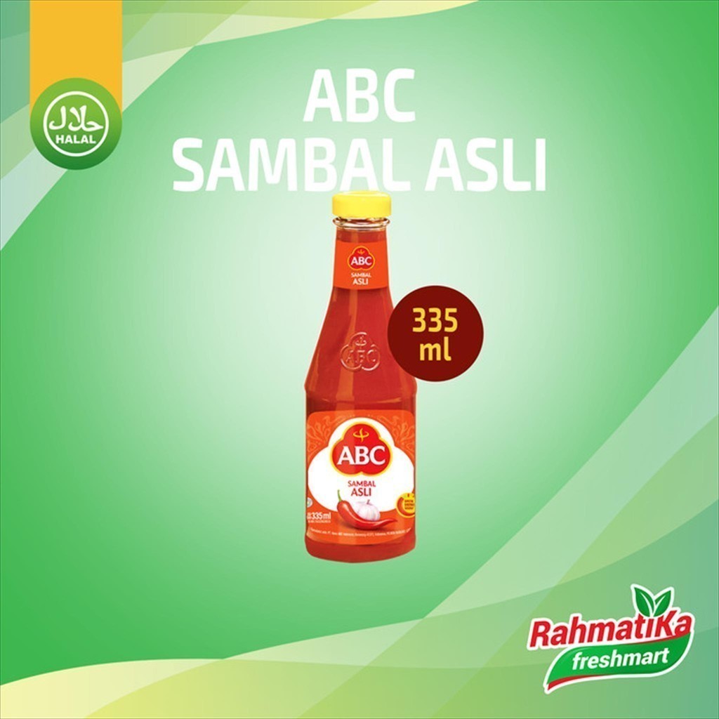 

ABC Sambal Asli / Saos Kemasan Botol 335 ml