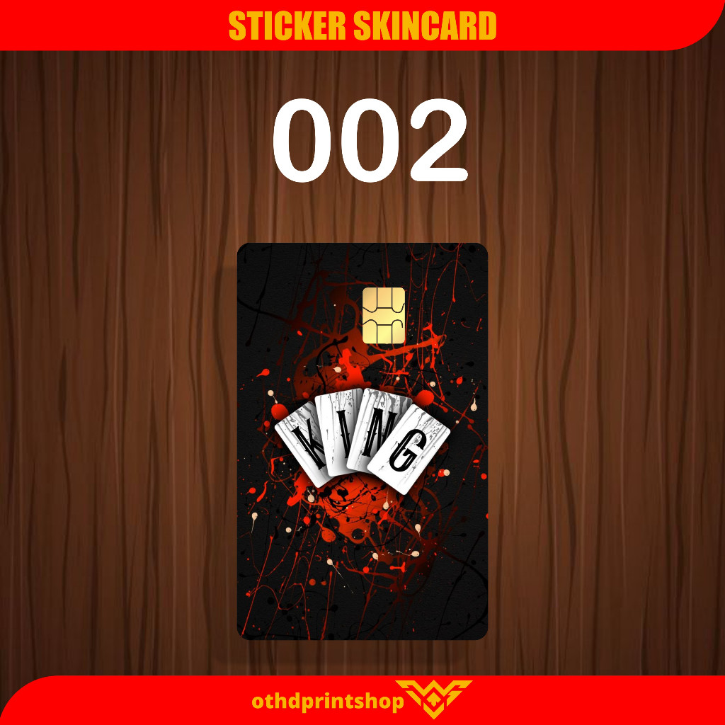

Terlaris Stiker Kartu Atm Card As Spesial Bca Othdart Garskin Custom Case Laminasi Tebal COD