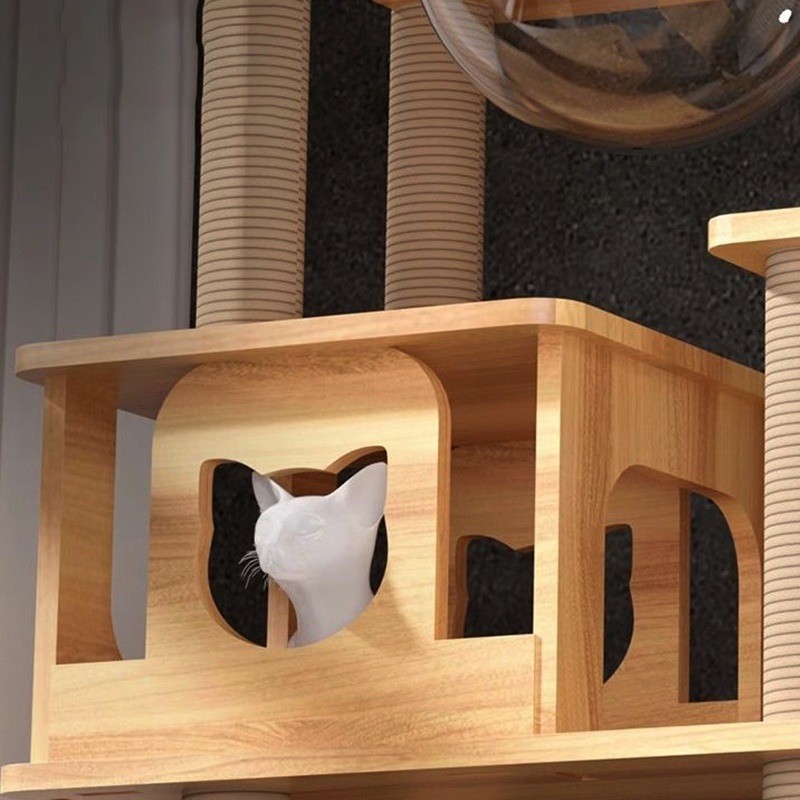 MAINAN RUMAH KUCING /CAT TOWER /CAT CONDO /PREMIUM RUMAH KUCING /CAT RUMAH VILLA KANDANG KUCING