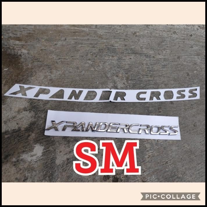 Emblem Kap Mesin Xpander Cross Hood Emblem Tulisan Xpander Cross