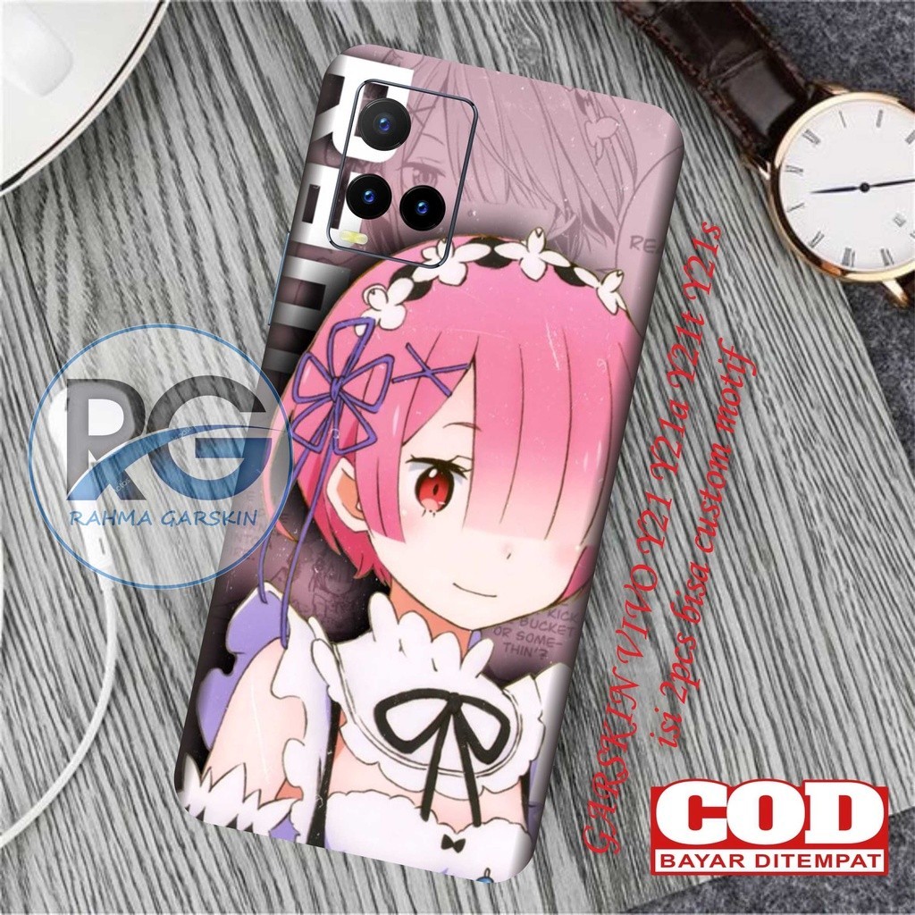 

Terlaris Vivo Y21 Garskin Stiker Custom Case Laminasi Tebal COD