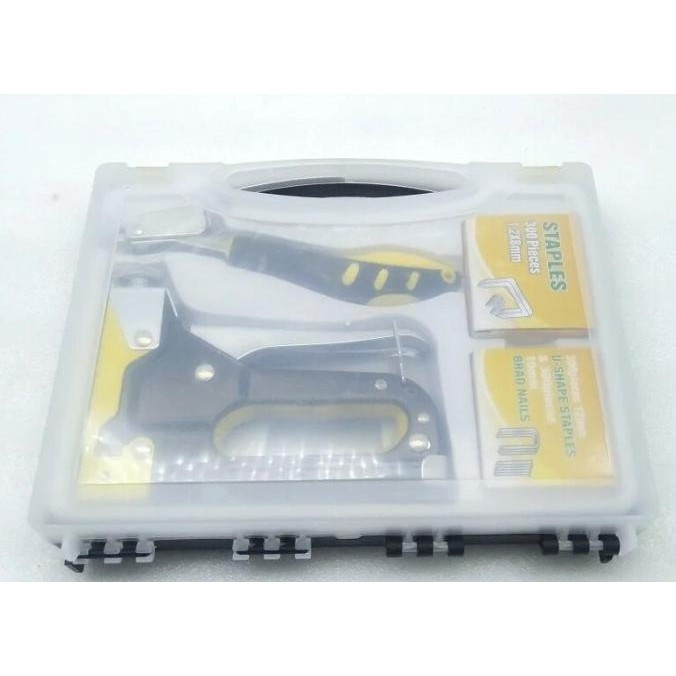 

New 3In1 Household Heavy Duty Manual Nail Staple Gun Furniture St