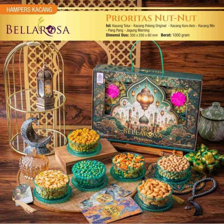 

PARSEL RAMADAN PRIORITAS NUT NUT HAMPERS LEBARAN BELLAROSA KACANG