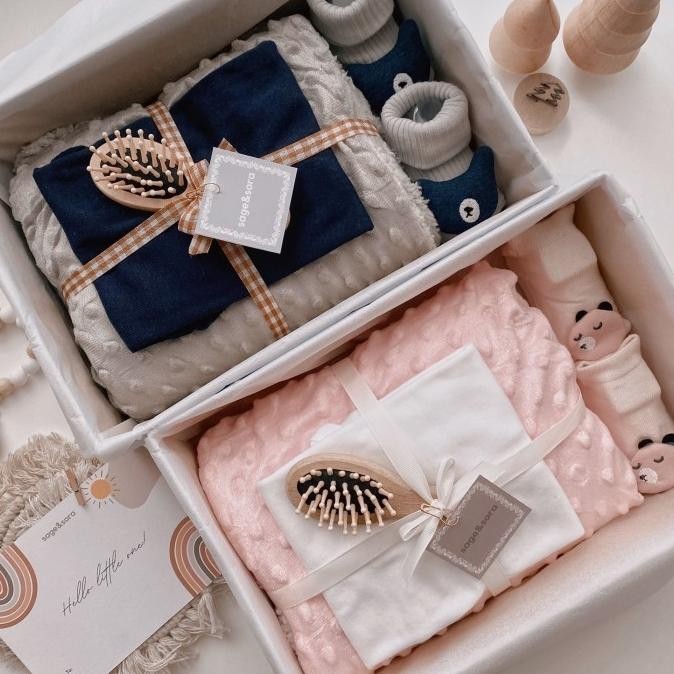 

sage&sora maison set newborn baby hampers gift set kado lahiran anak DEL