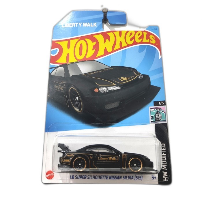 HOT WHEELS LB SUPER SILHOUETTE NISSAN S15 SILVIA, LBWK BLACK