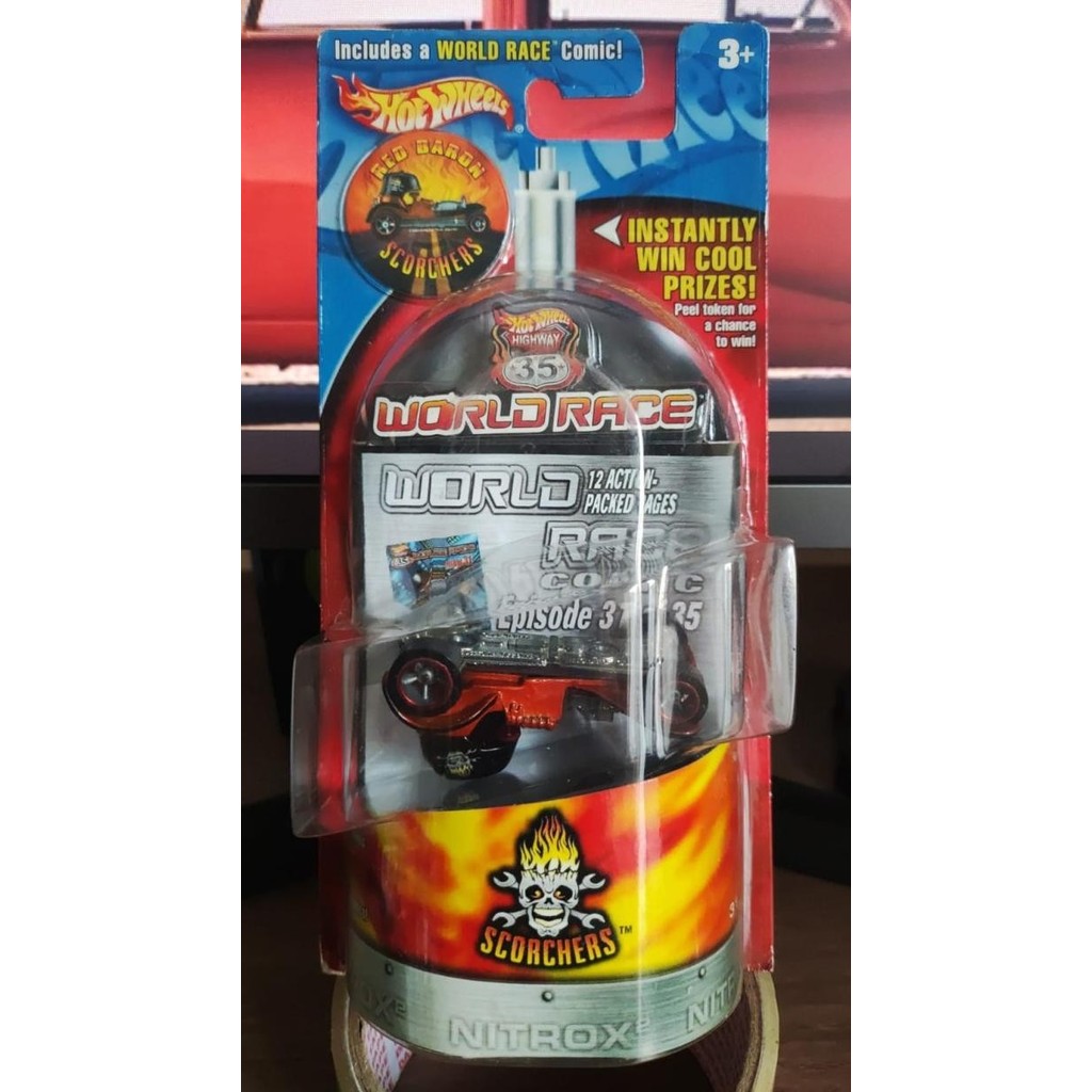 HOT WHEELS HIGHWAY 35 WORLD R RED BARON SCORERS