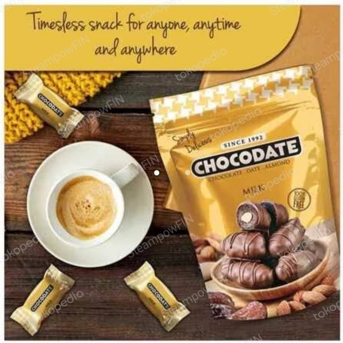 

Chocodate Almonds Arabian Delights Chocolate Dubai Coklat Kurma