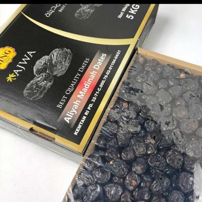 

Kurma Ajwah Al-Madina Premium Kurma Nabi /Kurma Ajwa Original Per Kart