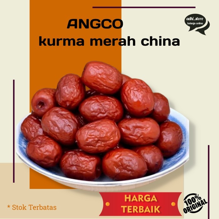 

Angco Manis / Kurma Merah China Kualitas Super A1- 500Gr