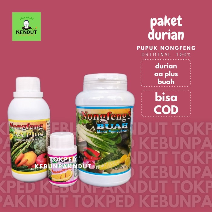 Paket Pupuk Nongfeng Boster Booster Tanaman Pohon Buah Durian Duren