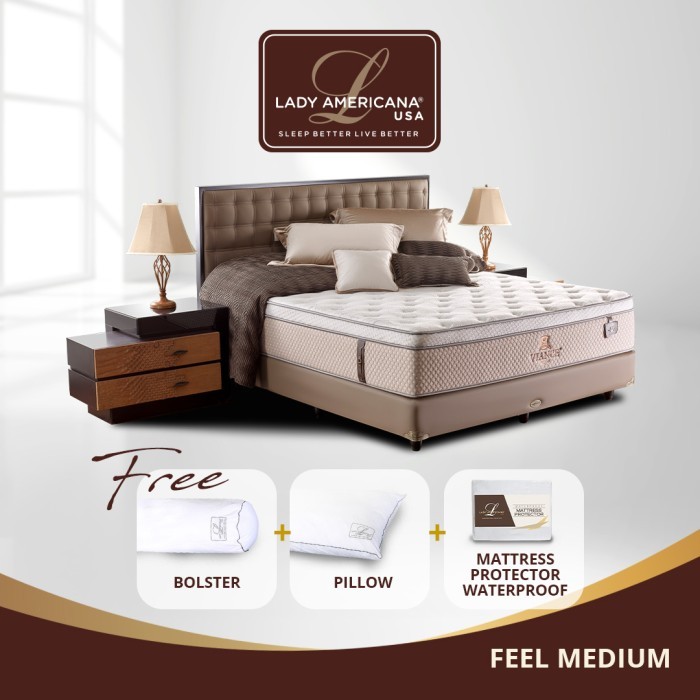 Kasur Springbed Lady Americana Viance Fullset St Louis