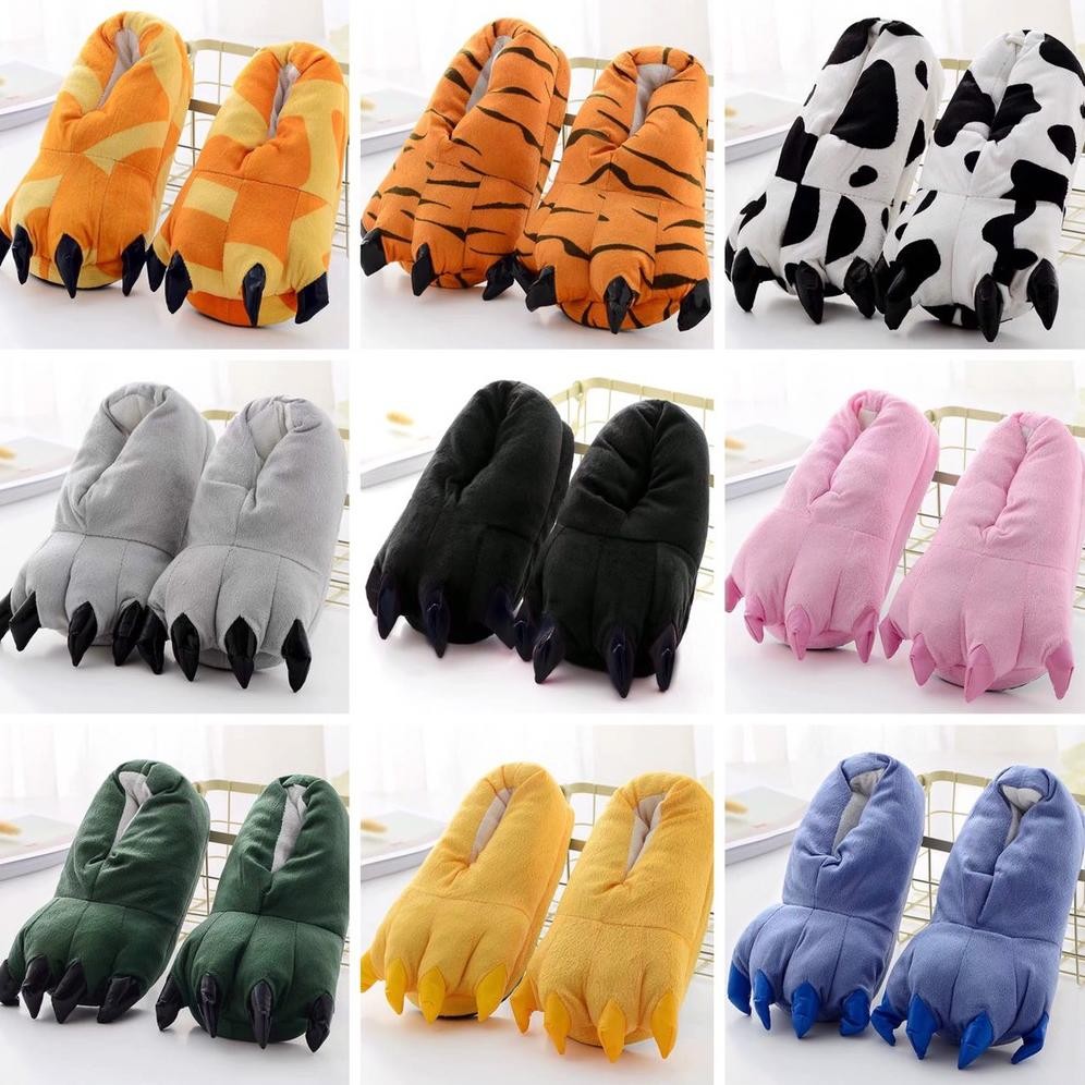 SEPATU ONESIE SANDAL RUMAH CLAW DINOSAURUS DINO