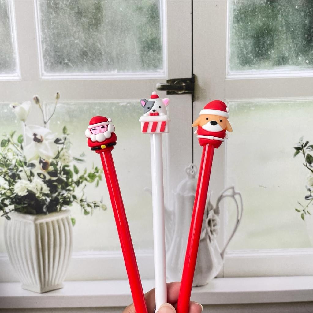 

Promo Pulpen Gel Motif Natal Binatang Tinta Gel Hitam 0.5 Mm - Christmas Gift Pgk 1009 - Bolpoint