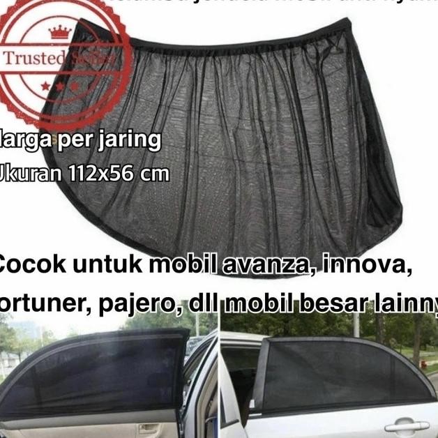 Elambu Jaring Tirai Jendela Mobil Anti Nyamu Anti Debu Anti Uv