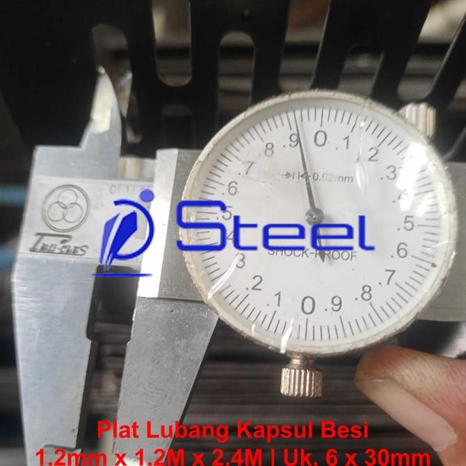 Plat Lubang Kapsul Besi 1.2mm x 1.2 x 2.4M | Perforated Sheet 1,2mm