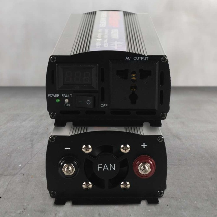 Power Inverter 2000 Watt Pure Sine Wave DC 12V AC 220V SUNYIMA PSW