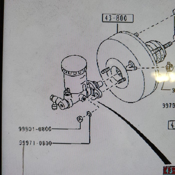 Mazda Genuine Parts Master Rem Mazda MX6 injection