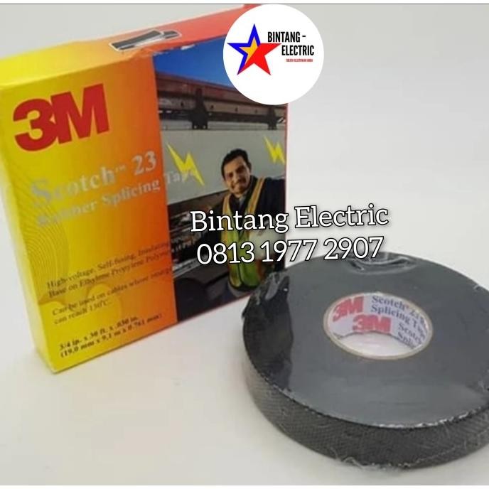 

Ready Isolasi Rubber / Rubber Splicing Tape Scotch 23 3M