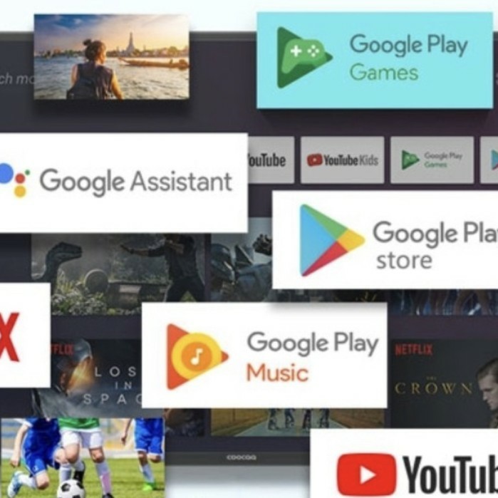 COOCAA LED TV 32 INCH 32S6G SMART ANDROID 9.0 NETFLIX MODEL BARU